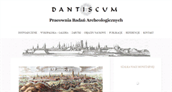 Desktop Screenshot of dantiscum.pl