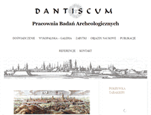Tablet Screenshot of dantiscum.pl